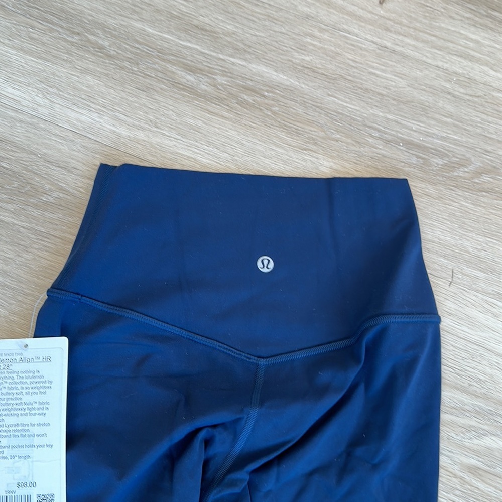 Lululemon lululemon Align™ High-Rise Pant 28" size true navy size 0 4 6 8 2 - Picture 7 of 8